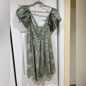 Green altard state dress